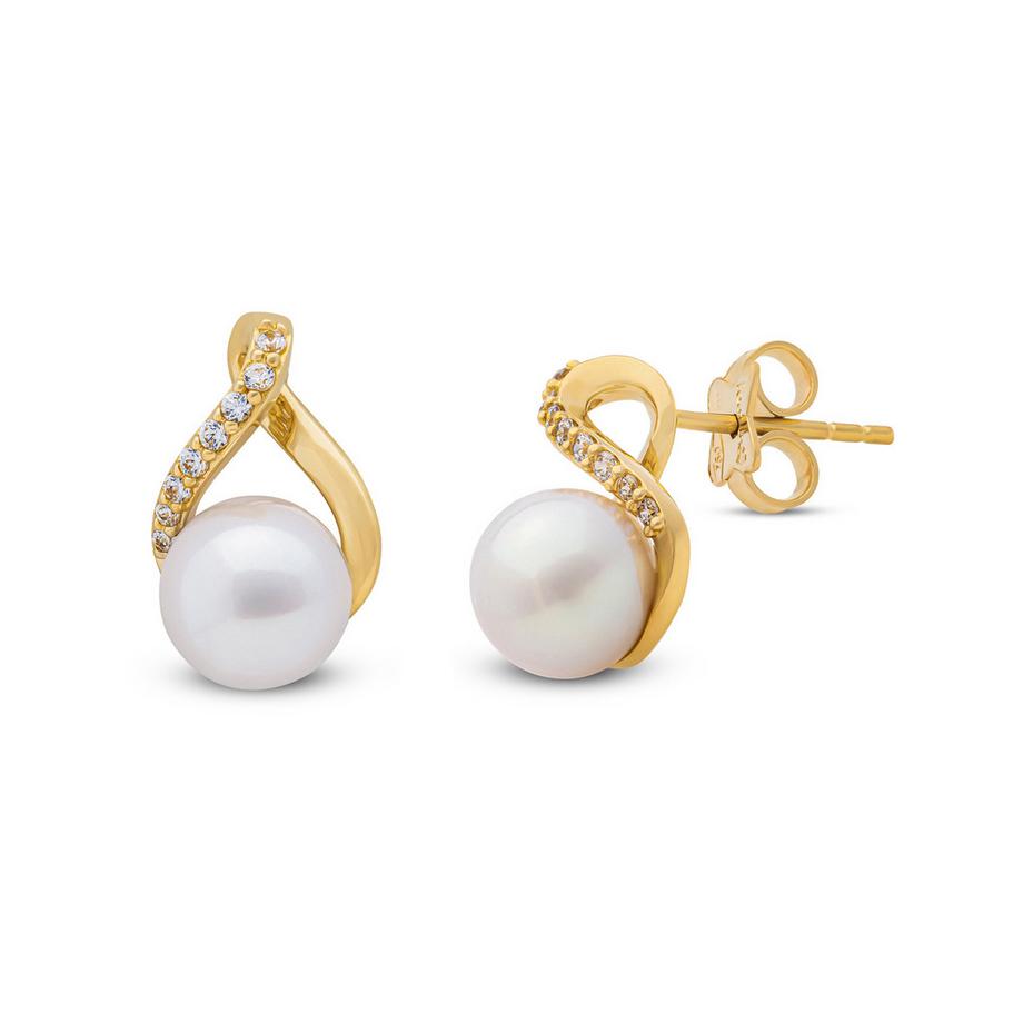 Boucles d'oreilles avec perle