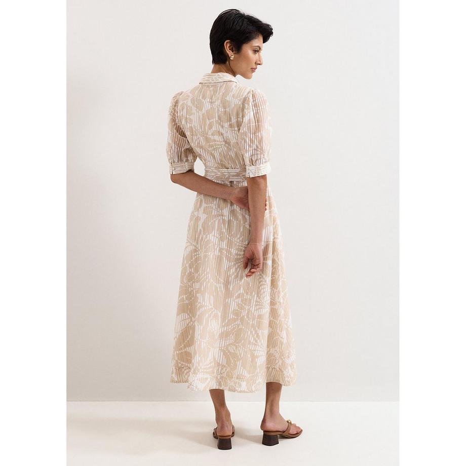 Phase Eight Delphine Robe Chemisier Manches Courtes  