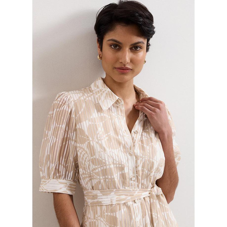 Phase Eight Delphine Robe Chemisier Manches Courtes  