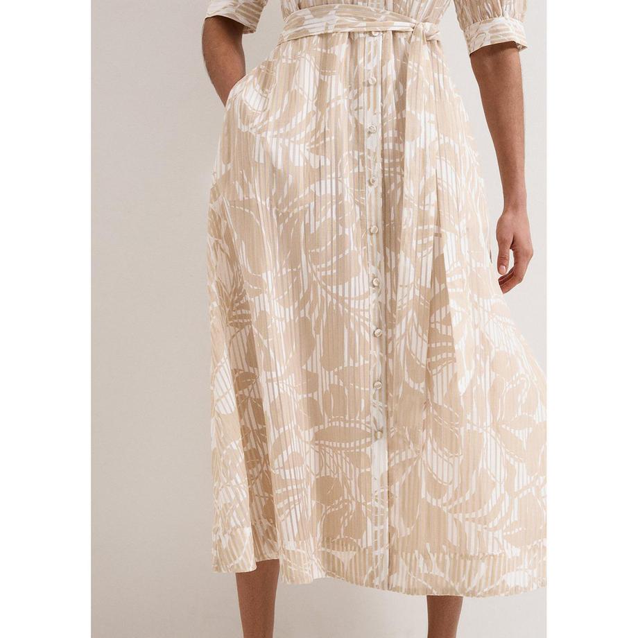 Phase Eight Delphine Robe Chemisier Manches Courtes  