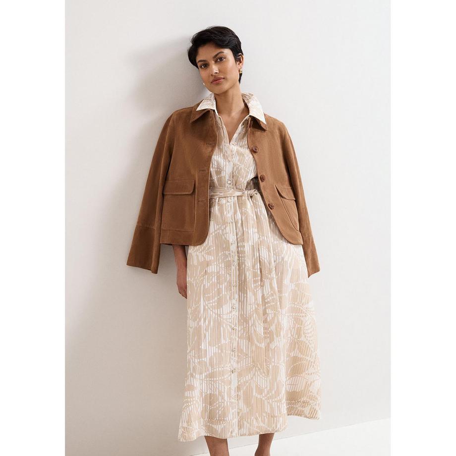 Phase Eight Delphine Robe Chemisier Manches Courtes  