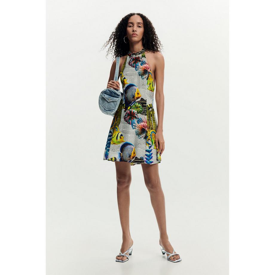 Desigual Halterneck Minikleid  