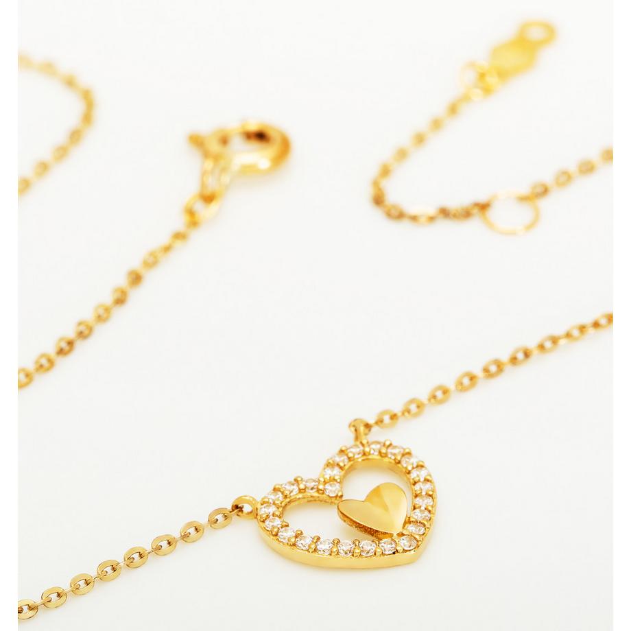 L' Atelier Gold 9 Karat by Manor  Collana con ciondolo 