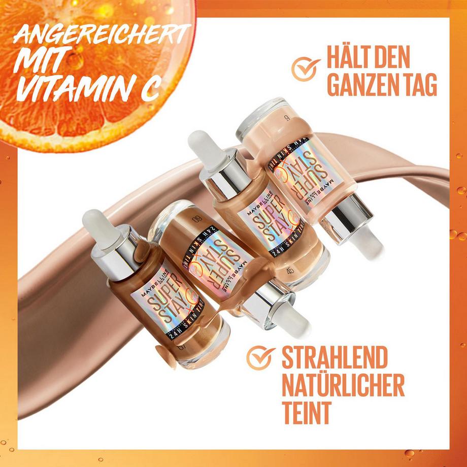 MAYBELLINE Super Stay 24H Skin Tint Fondation 