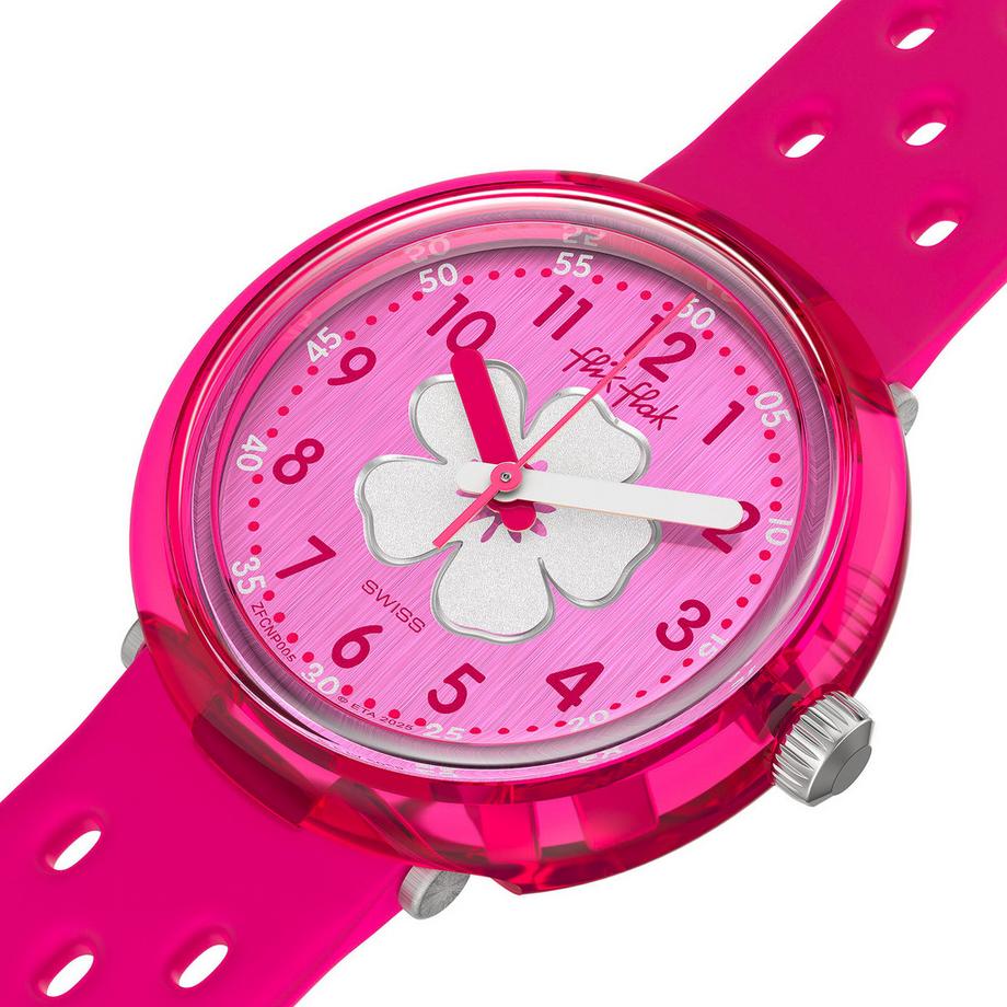 flik-flak FIZZ IN HIBISCUS Horloge analogique 