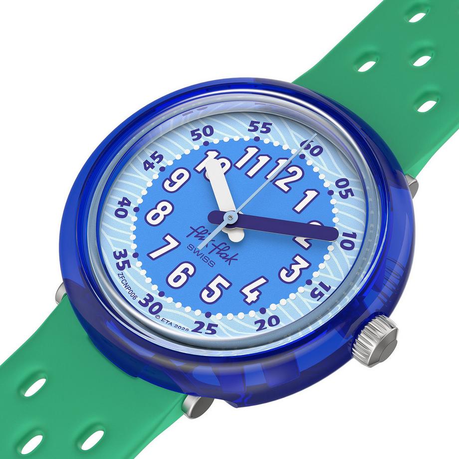 flik-flak FIZZ IN WAVES Horloge analogique 