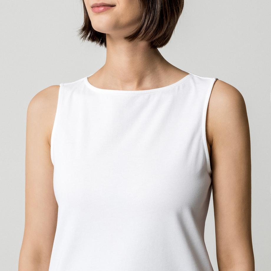 Caroll T-shirt sans manches col bateau  