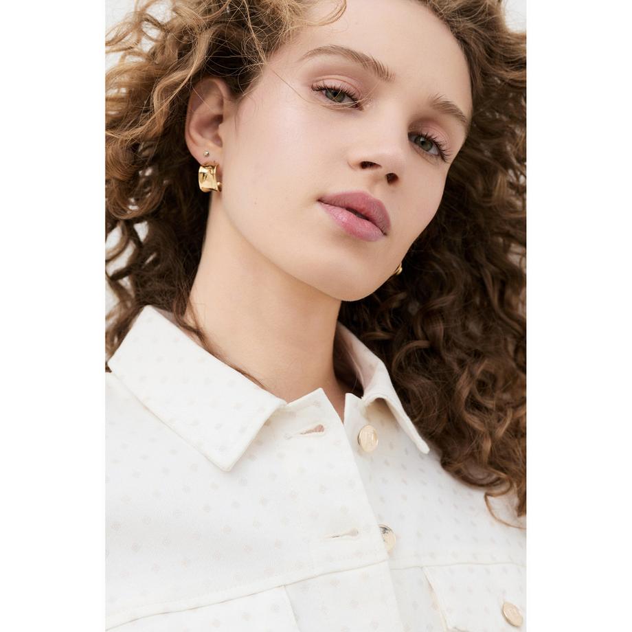 Caroll Blouson Motivo a Pois  