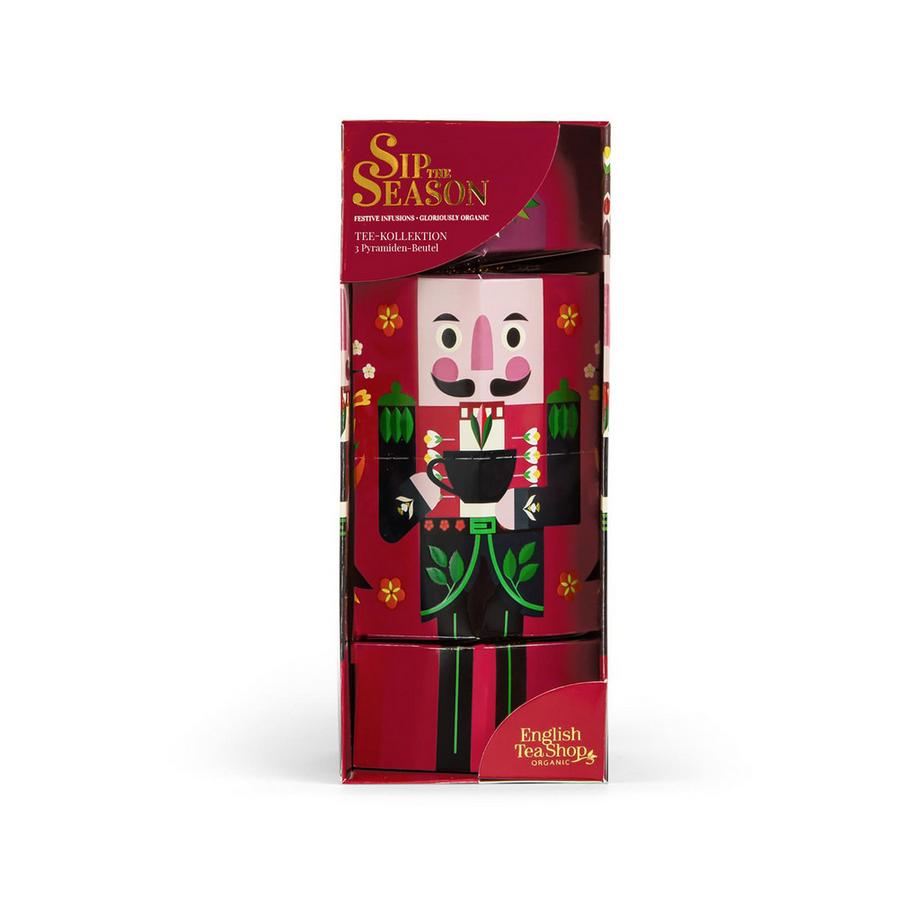 Regalo di tè BIO « Schiaccianoci rosso » – 3 bustine piramidali
