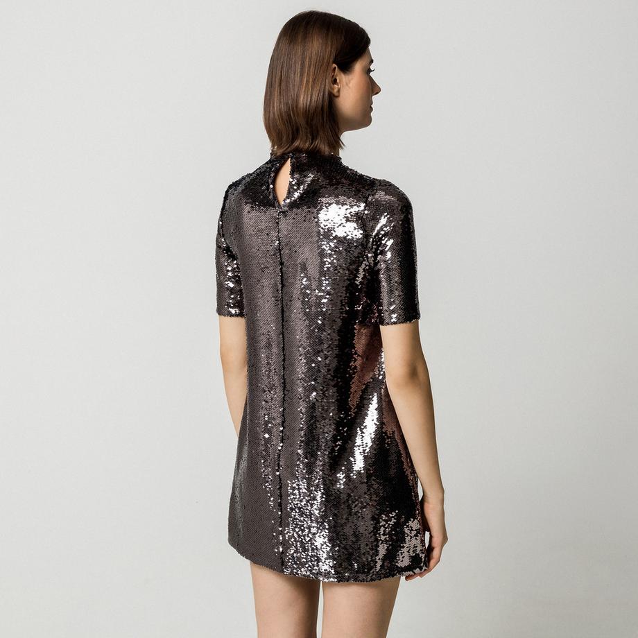 Manor Woman Robe de cocktail en paillettes  