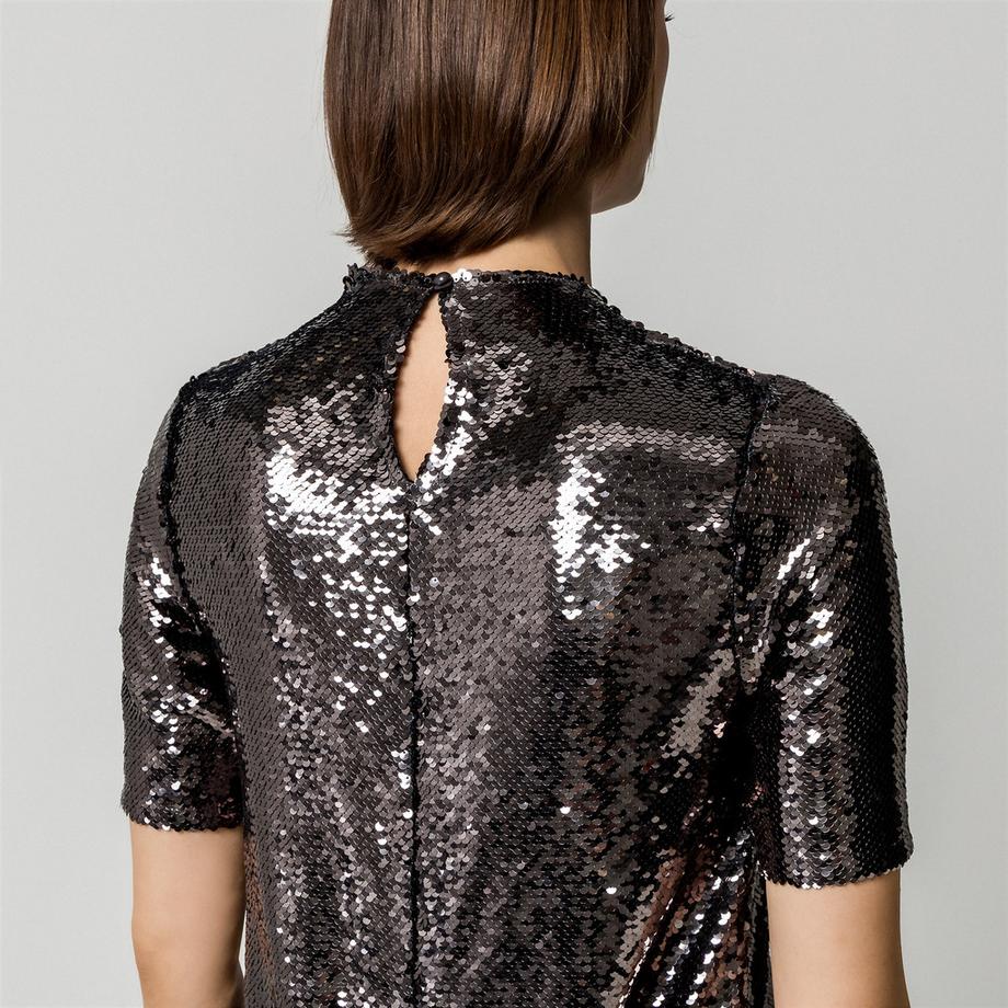 Manor Woman Robe de cocktail en paillettes  
