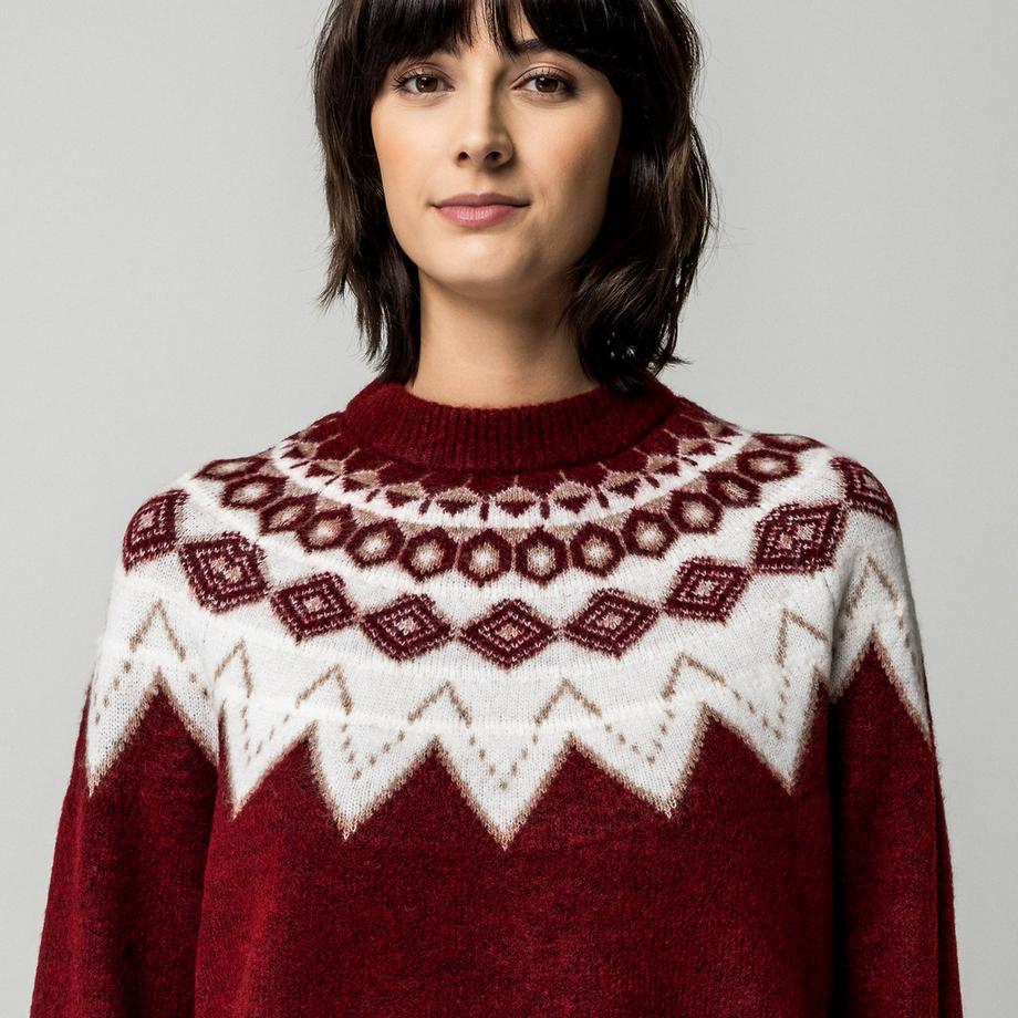 Manor Woman Pull tricoté Fair Isle  