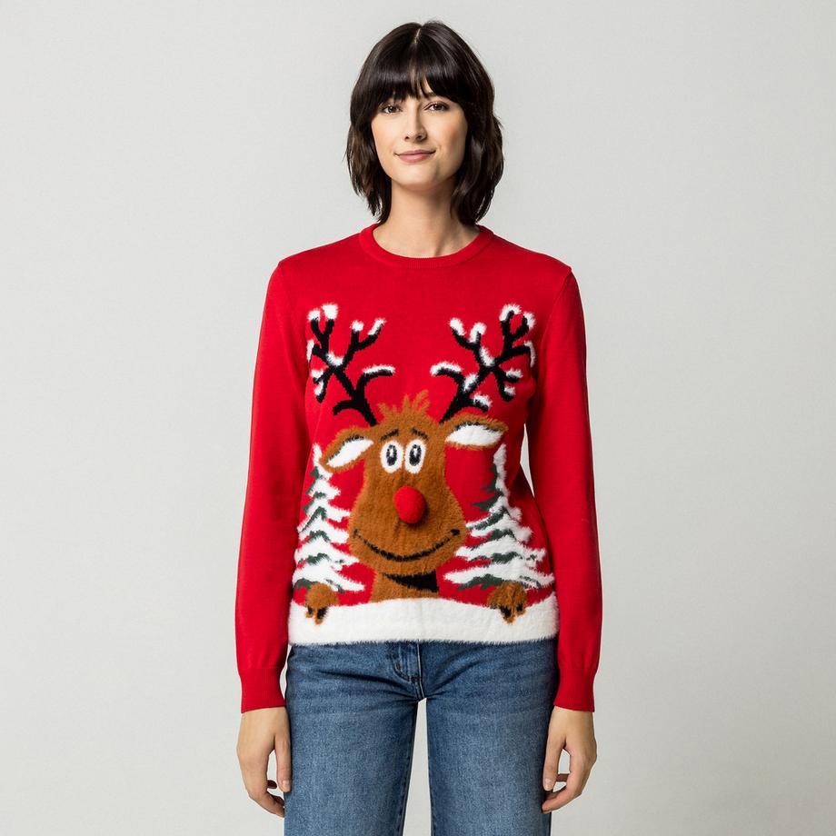 Pull de Noël avec applications