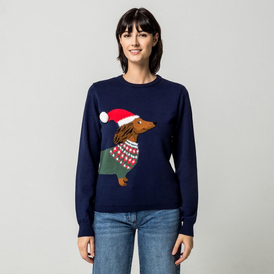Pull de Noël avec applications