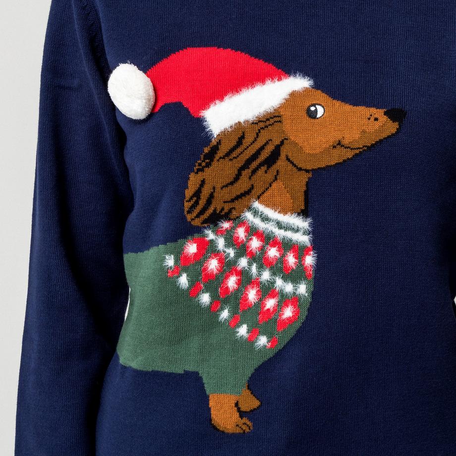 Manor Woman Pull de Noël avec applications  