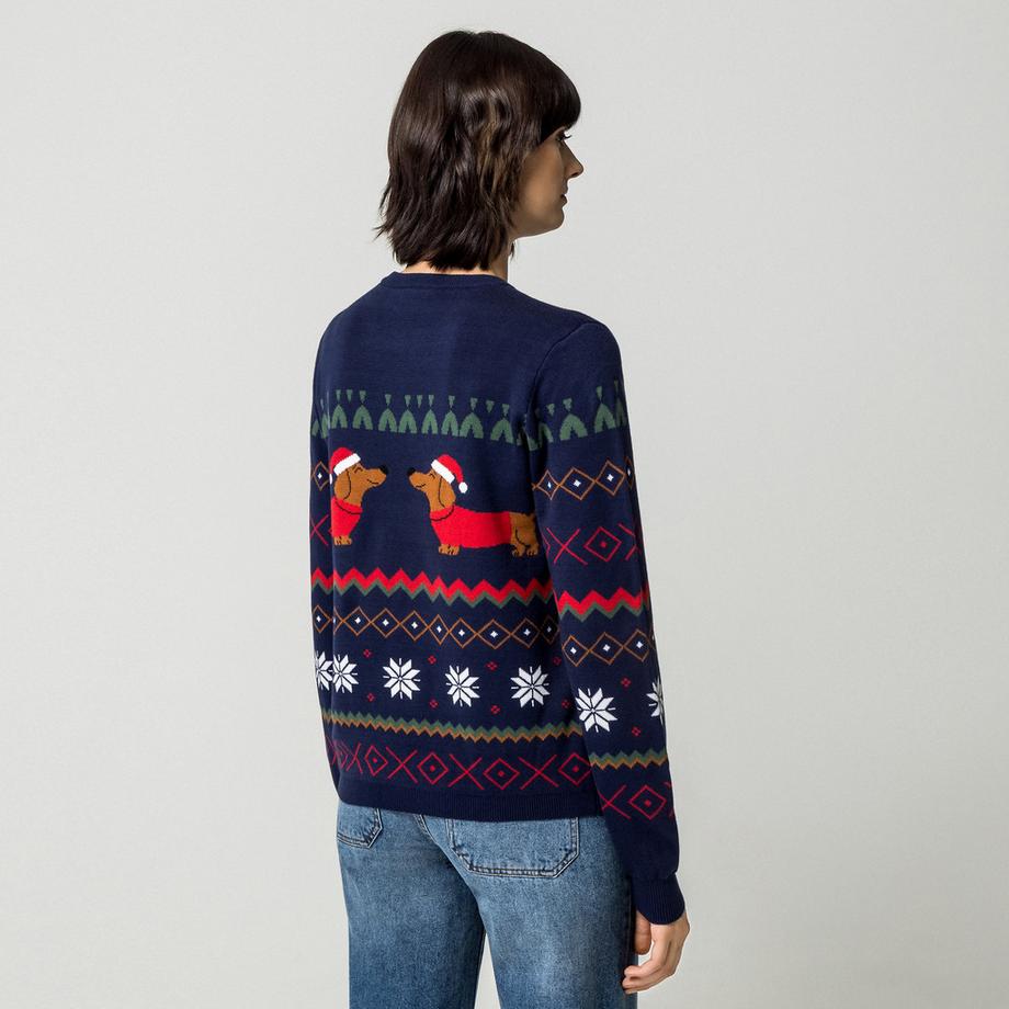 Manor Woman Pull de Noël avec applications  
