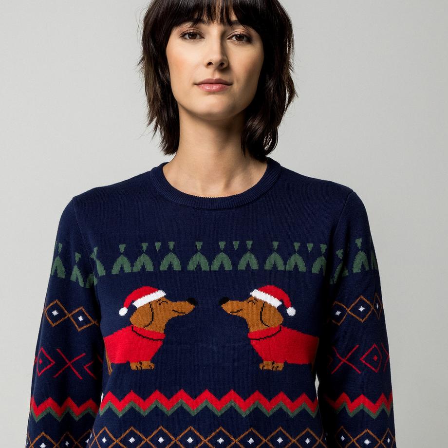 Manor Woman Pull de Noël avec applications  