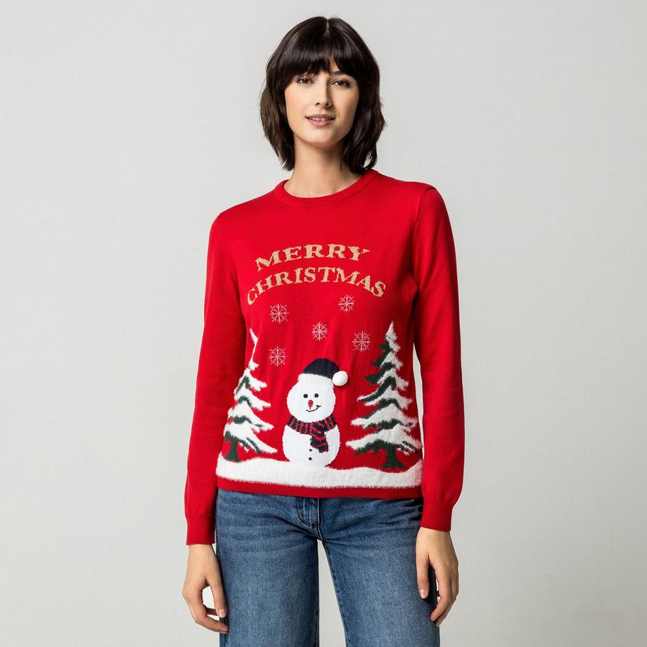 Pull de Noël avec applications