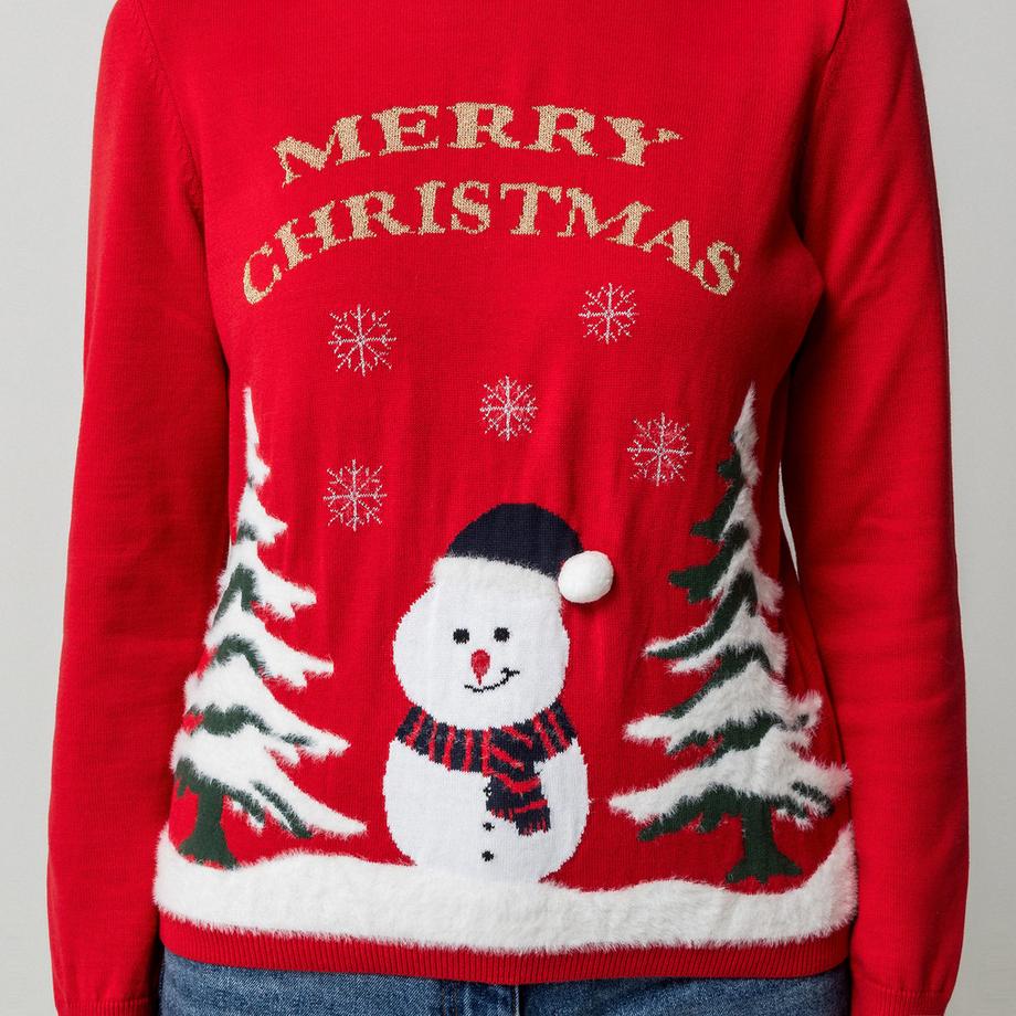 Manor Woman Pull de Noël avec applications  