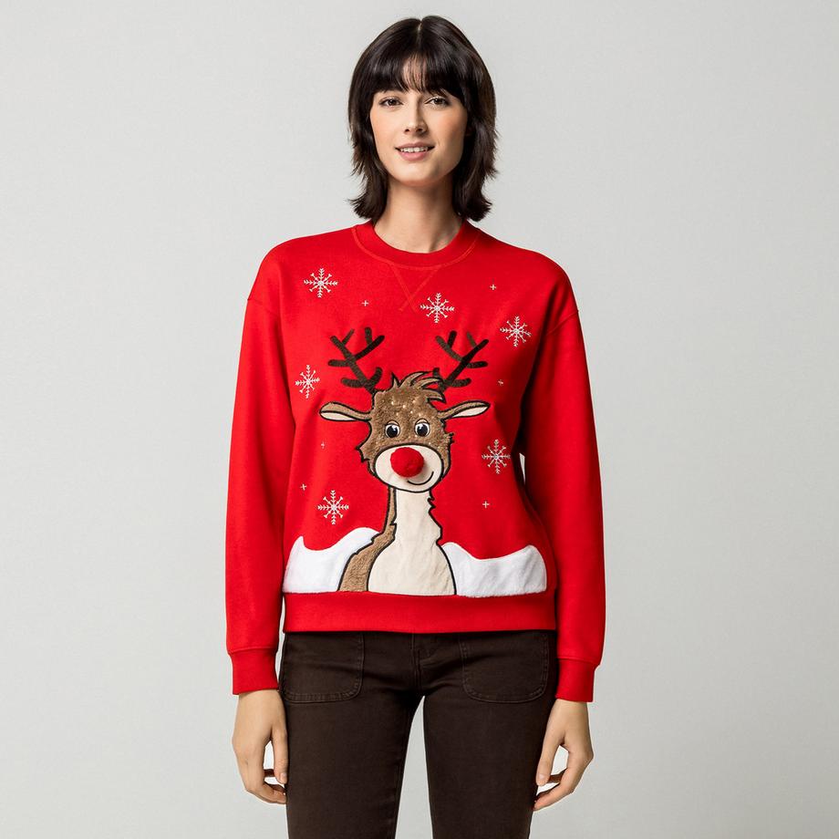 Pull de Noël avec applications