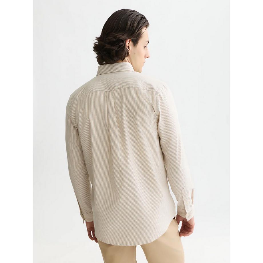 Scotch & Soda Polo à manches longues rayé  