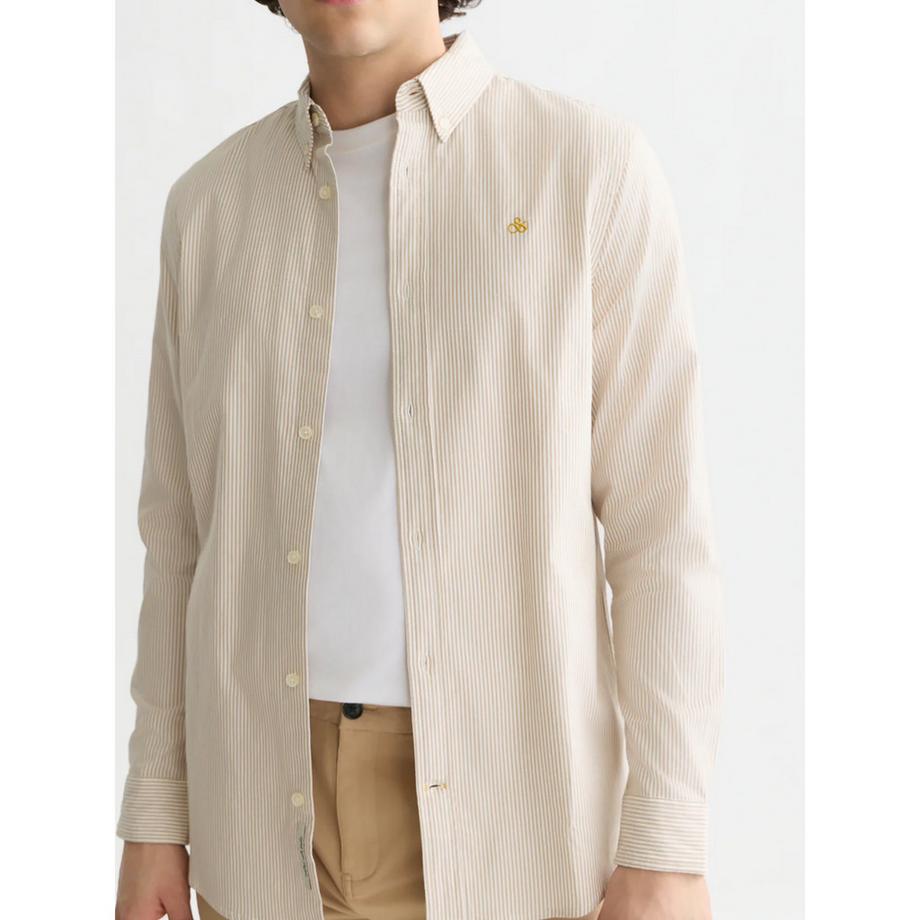 Scotch & Soda Polo à manches longues rayé  