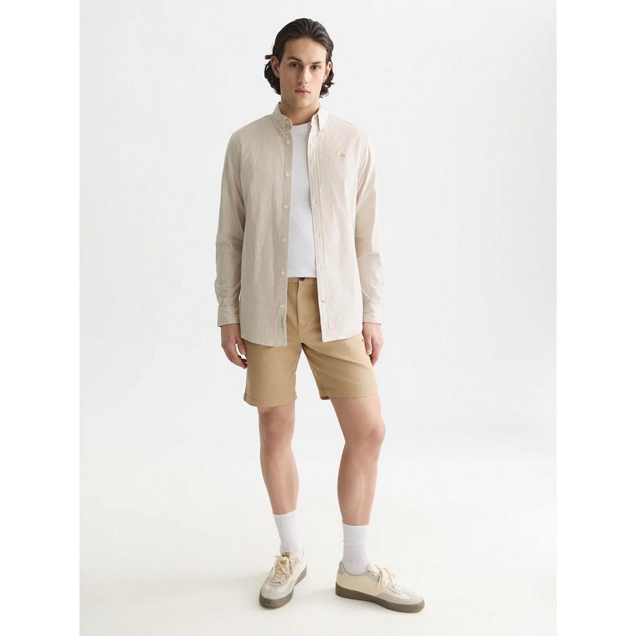 Scotch & Soda Polo à manches longues rayé  