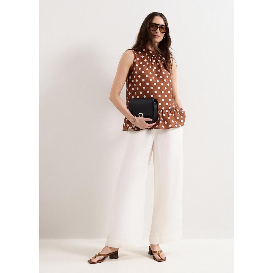 Phase Eight Indie Ärmellose Polka Dot Bluse  