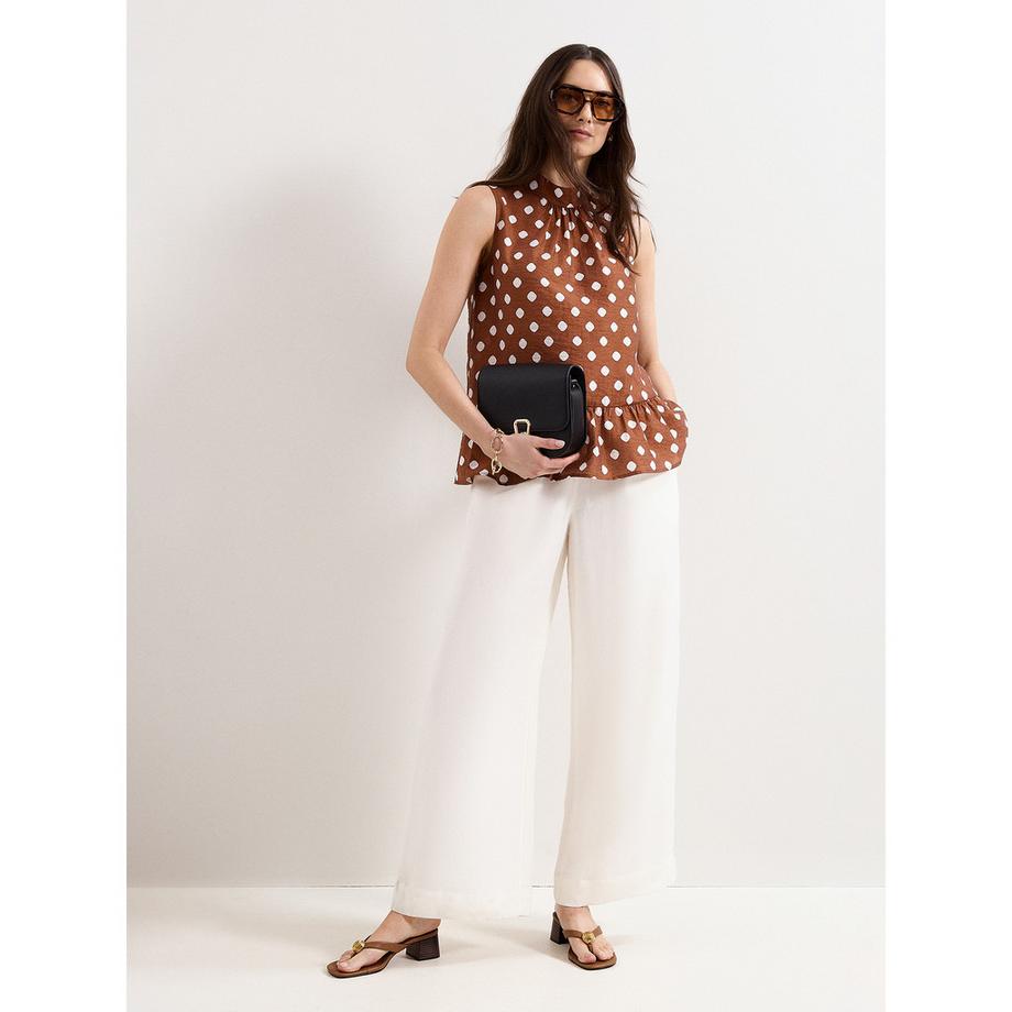 Phase Eight Indie Ärmellose Polka Dot Bluse  