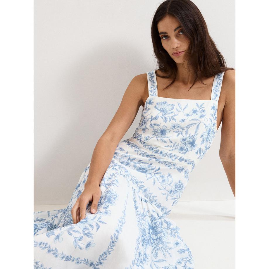 Phase Eight Torin Abito midi ricamato floreale  