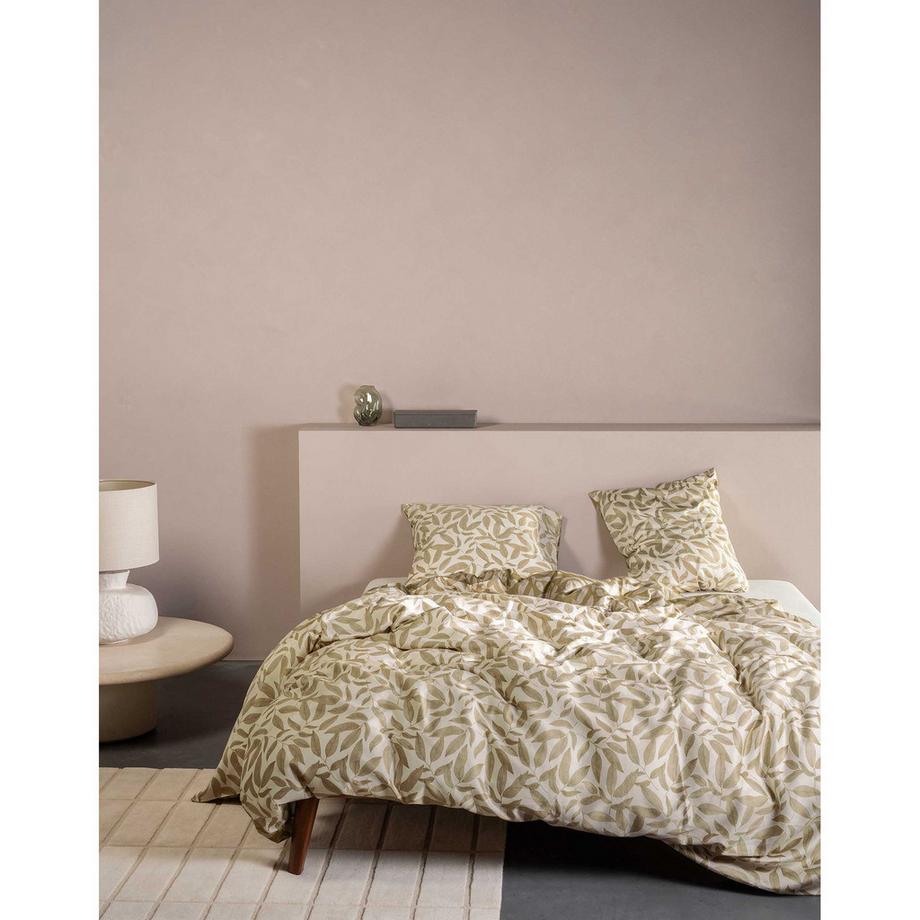 ESSENZA Housse de couette Clea à motif feuilles  