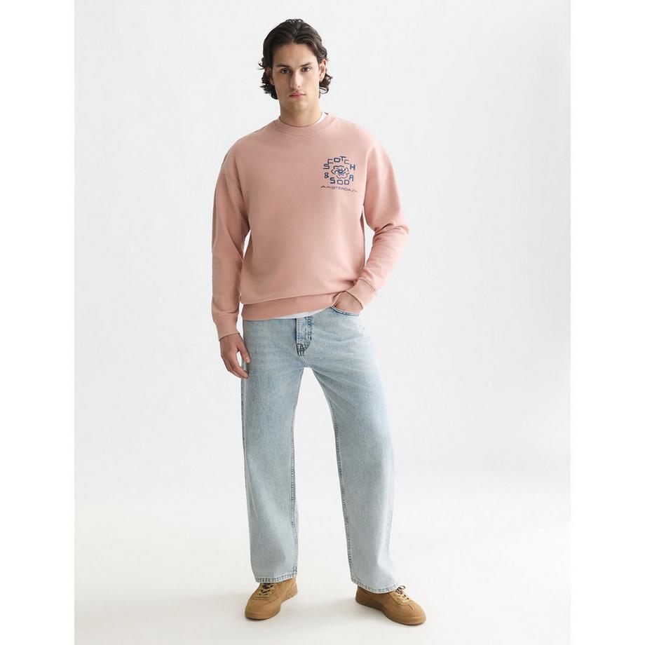 Scotch & Soda Sweatshirt Col Rond  