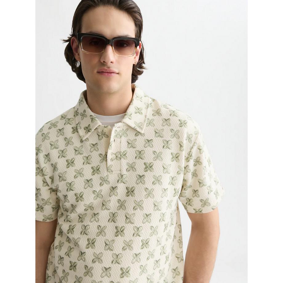 Scotch & Soda Polohemd Blumenmuster  