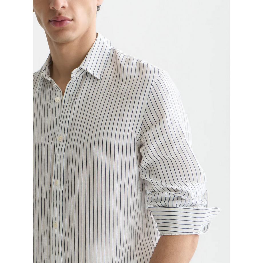 Scotch & Soda Polo à manches longues rayé  