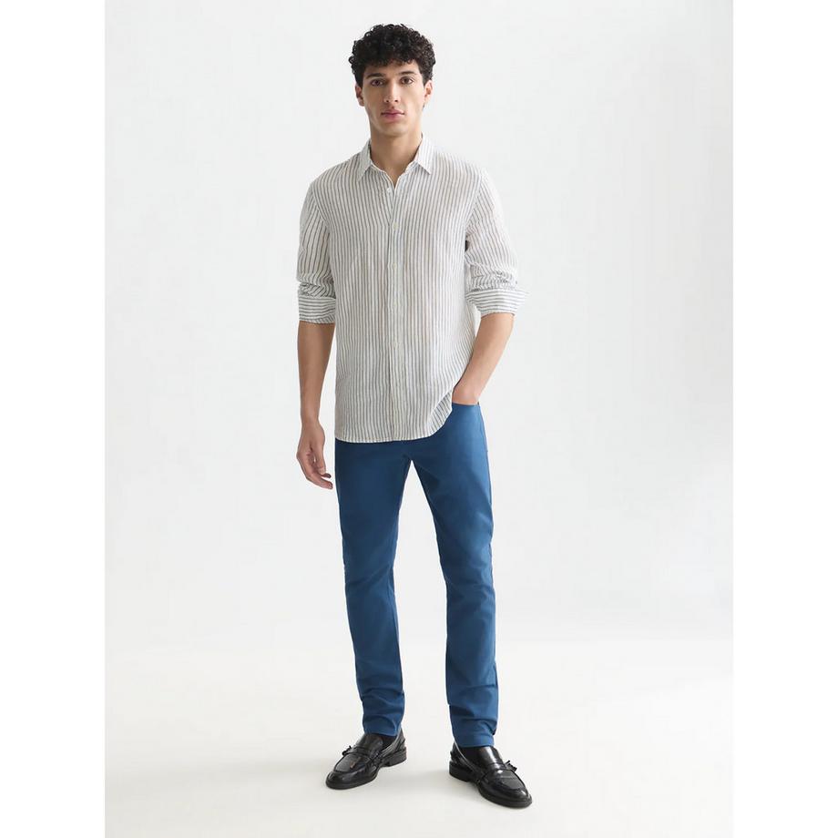 Scotch & Soda Polo à manches longues rayé  
