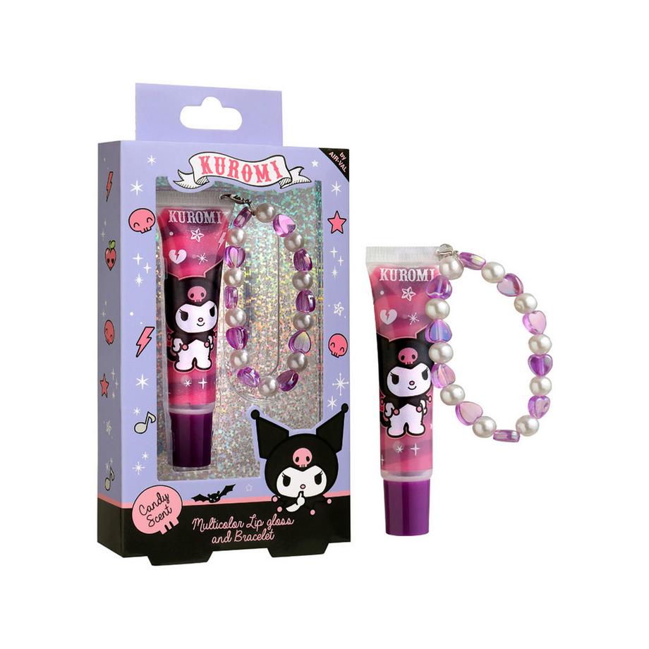 Gloss à lèvres Kuromi avec bracelet
