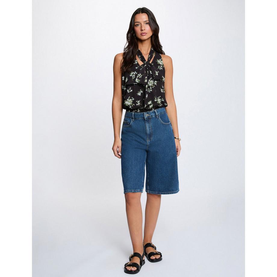 MORGAN Denim Bermuda Shorts  