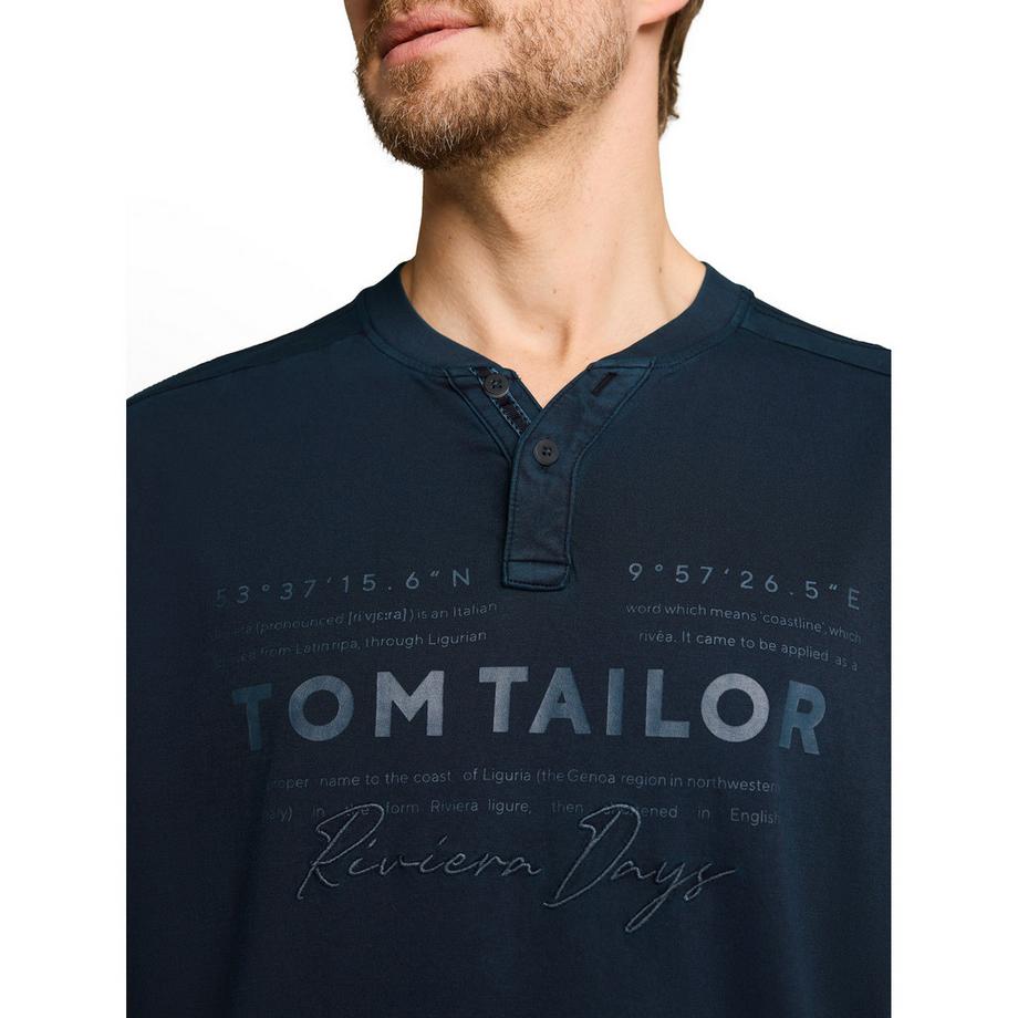 TOM TAILOR T-shirt Henley  