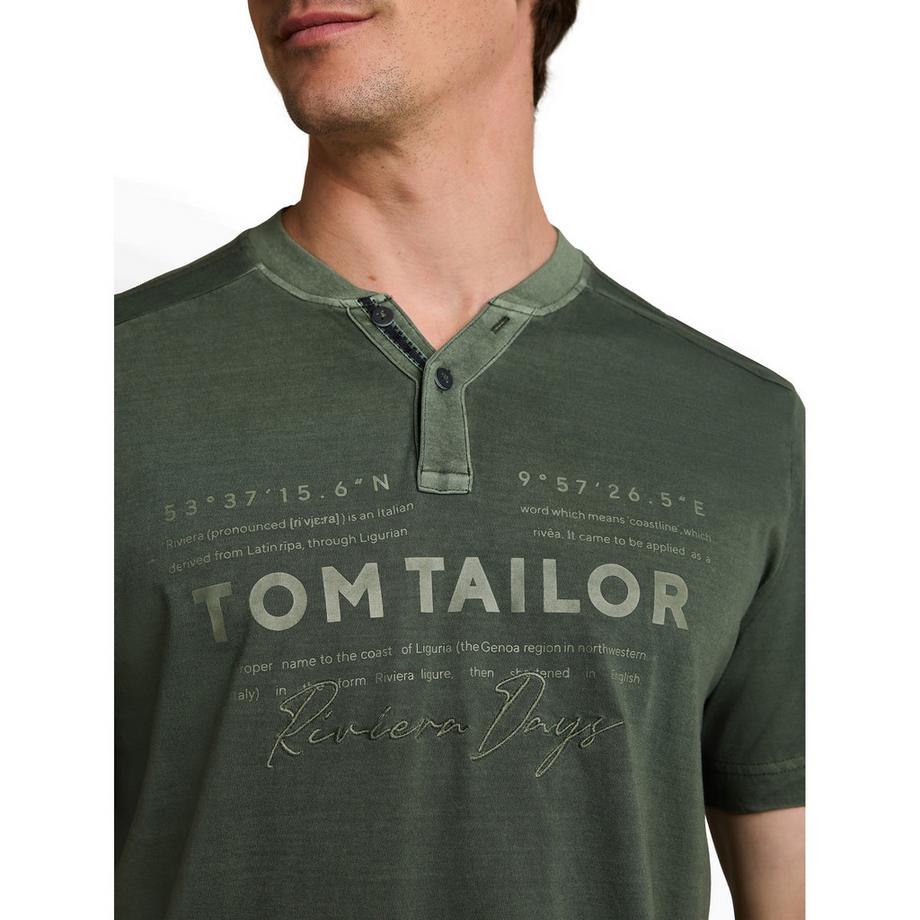 TOM TAILOR T-shirt Henley  