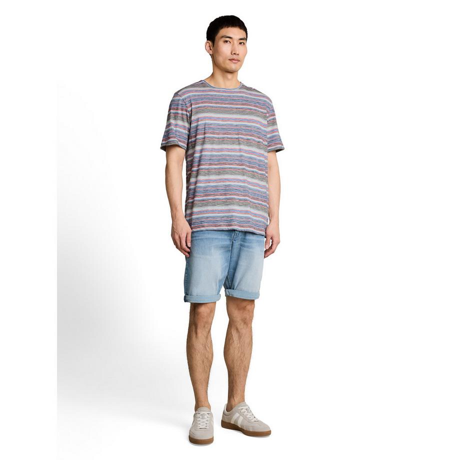 TOM TAILOR T-shirt rayé à manches courtes  