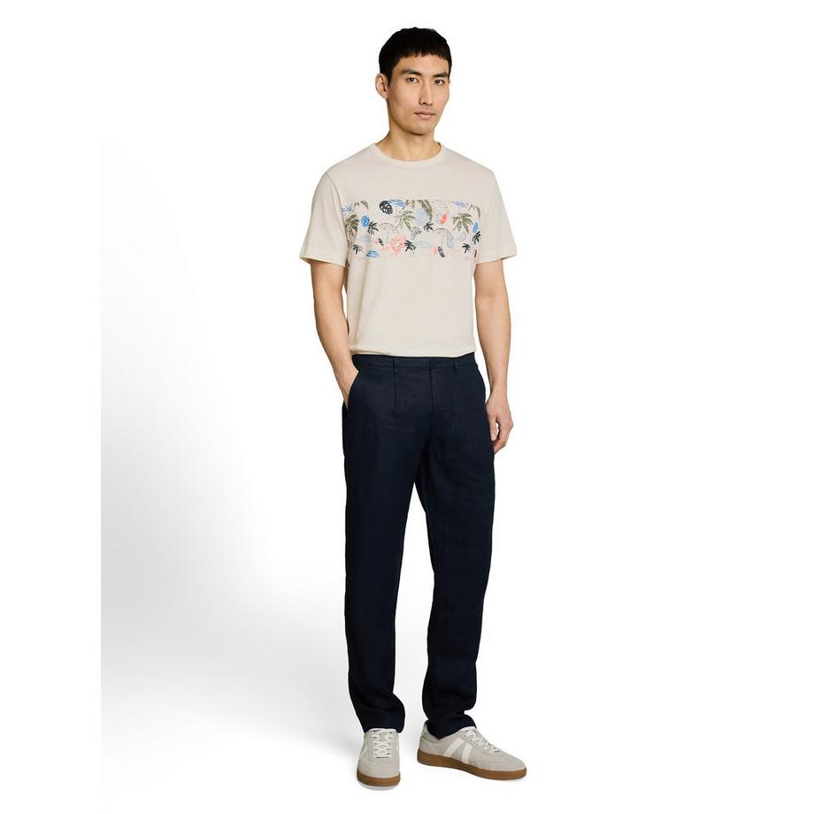 TOM TAILOR T-Shirt Imprimé Palmiers  