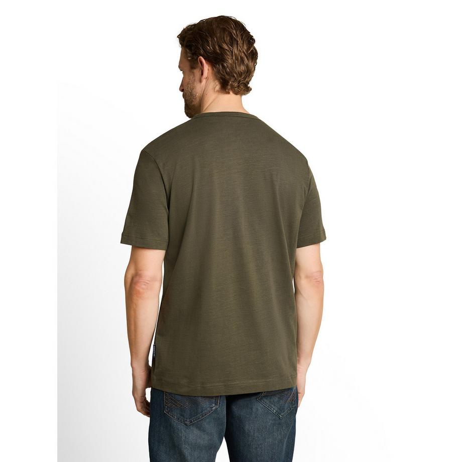 TOM TAILOR T-Shirt Imprimé Palmiers  