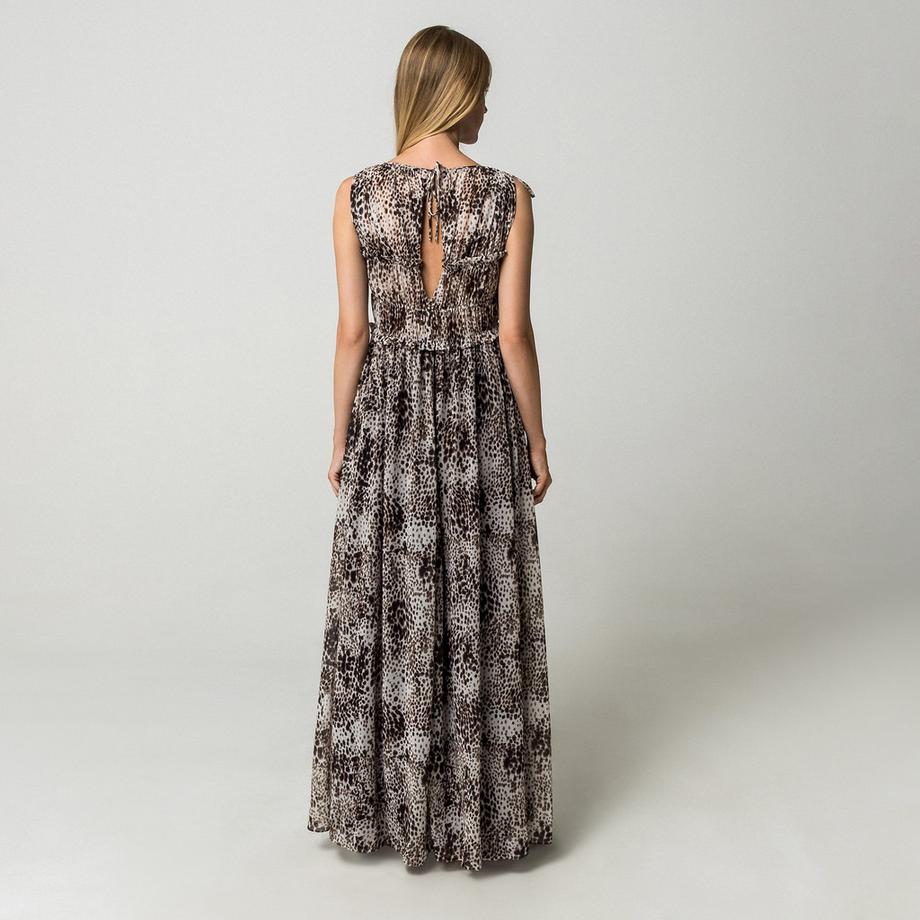 Max & Co MCOPAUSA Robe longue imprimé léopard  