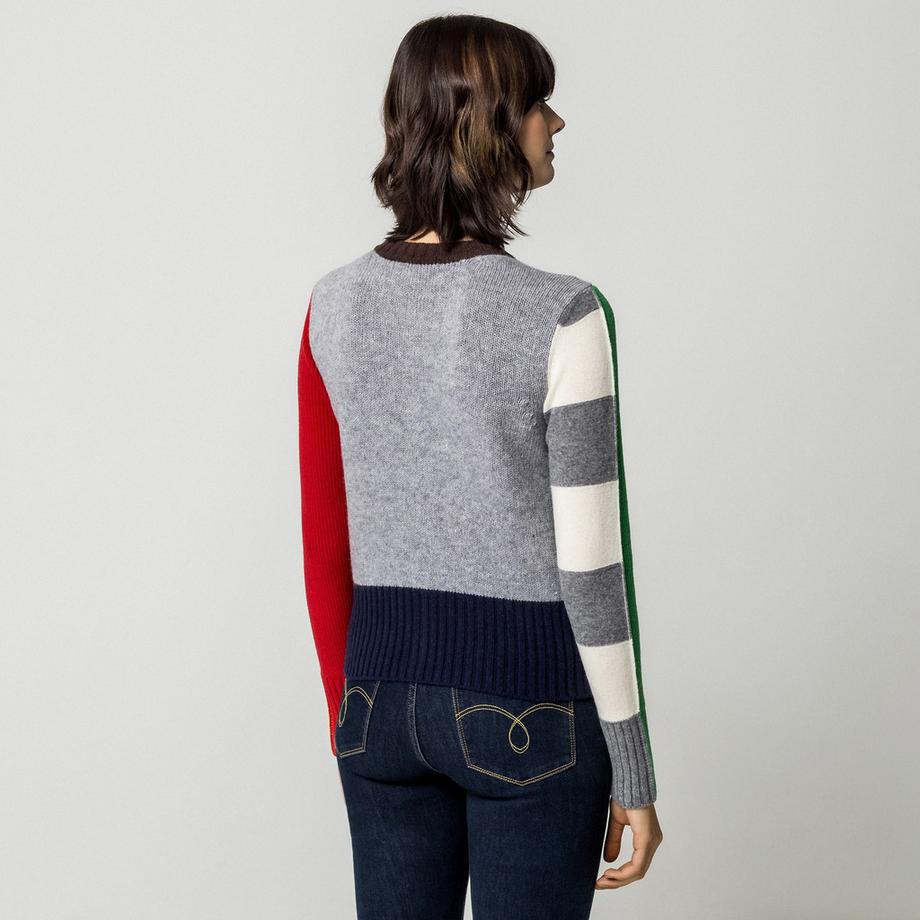 Max & Co MCOESORDIO Cardigan a blocchi di colore a righe  