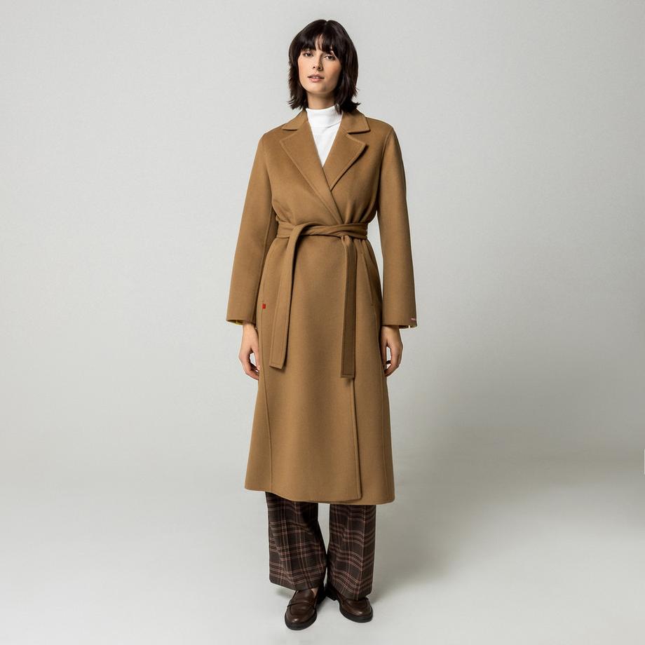 Max & Co MCOLONGRUNDBL Long Run Manteau à Double Boutonnage  