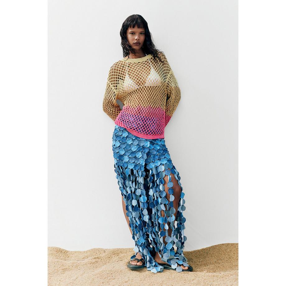 Desigual Pull Tricoté Ombre  