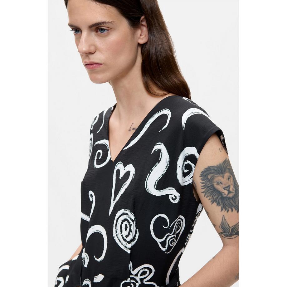 Desigual Tuta a fantasia con cintura da annodare  