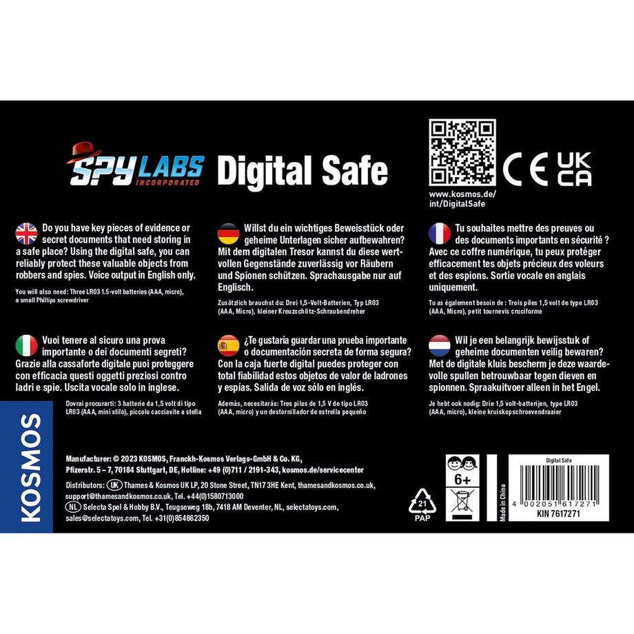 Kosmos  Spy Labs Digital Safe 