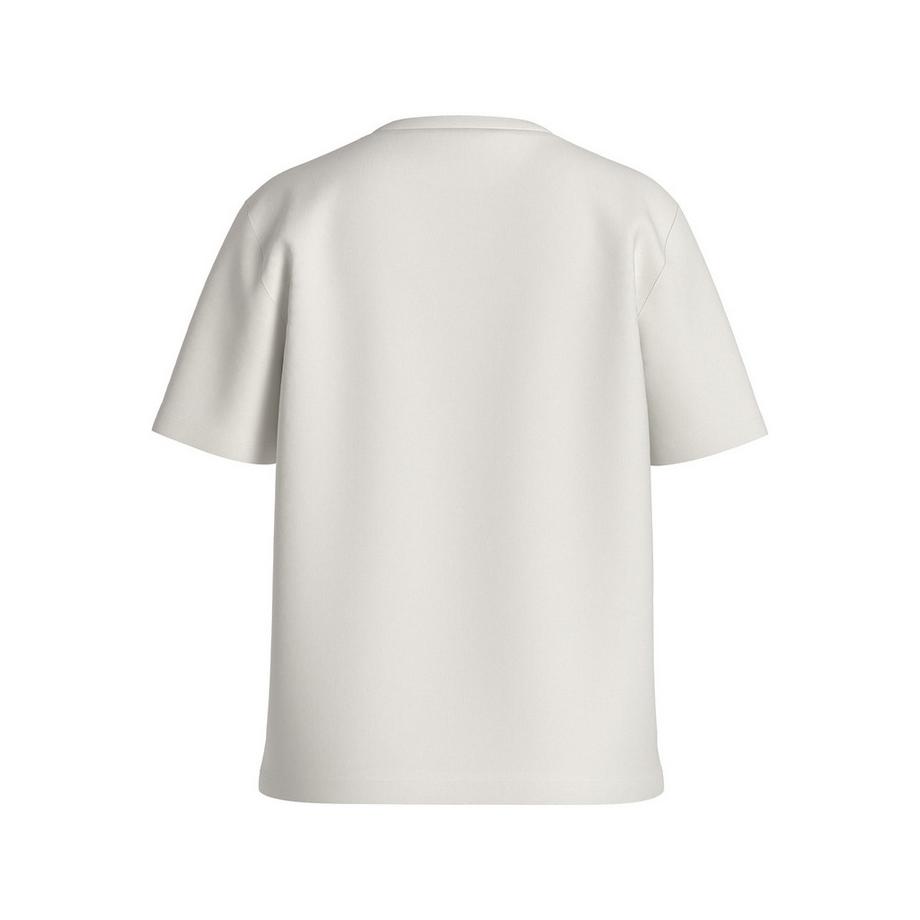 VILA VISYBIL Weisses T-Shirt mit Gesicht und Schmetterlingsdruck  