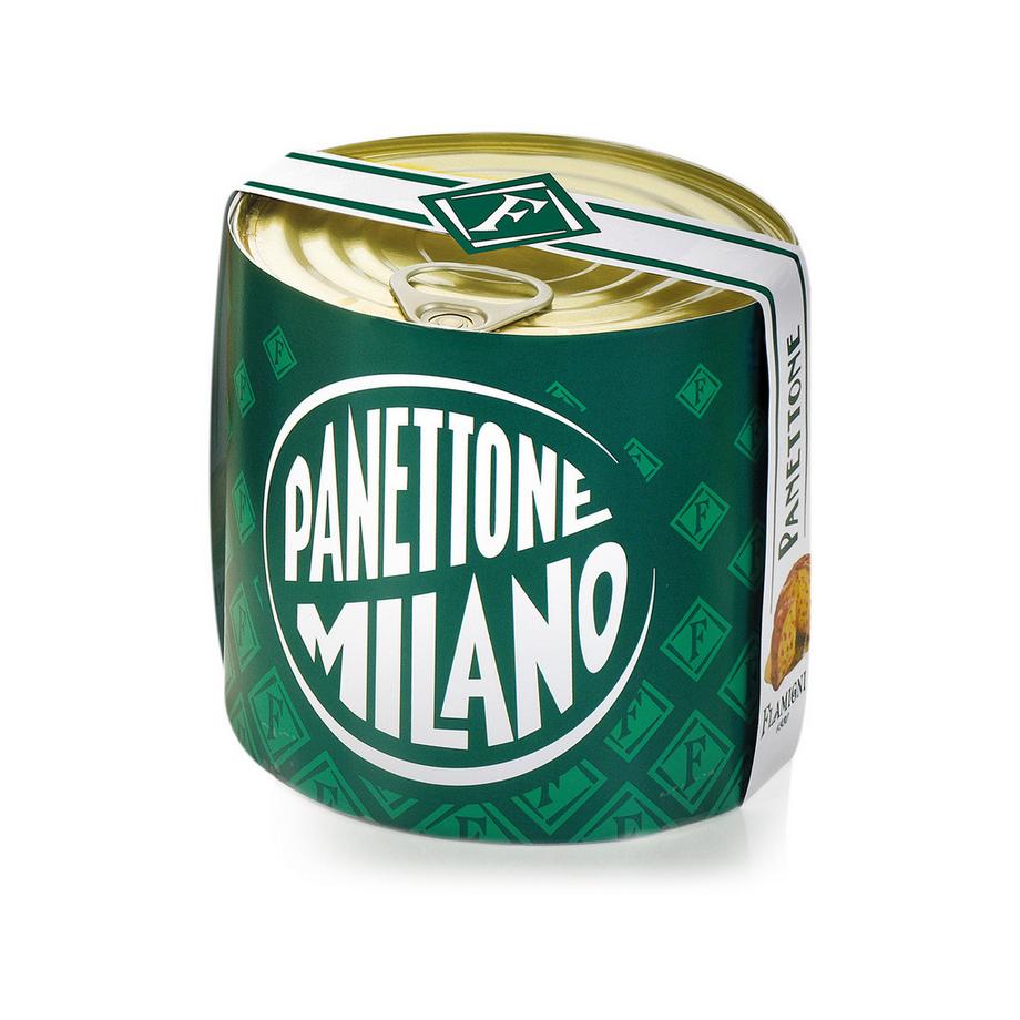 Flamigni XMAS Panettone Milano in latta 500 g, selezione casuale 